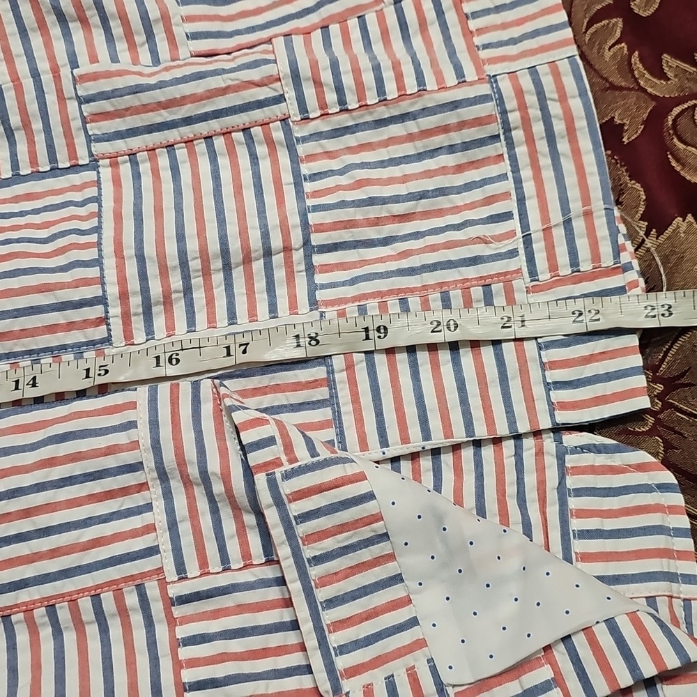 NWT Talbots Seersucker Red, White, Blue Blazer - Picture 8 of 9